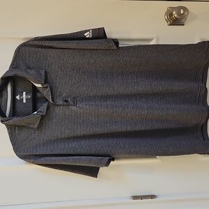 ADIDAS‎ Men's Golf Polo Shirt BLACK FEEDER STRIPE